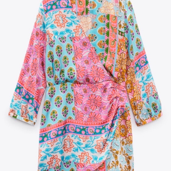 Cute zara dress size medium new with tags - Picture 2 of 3